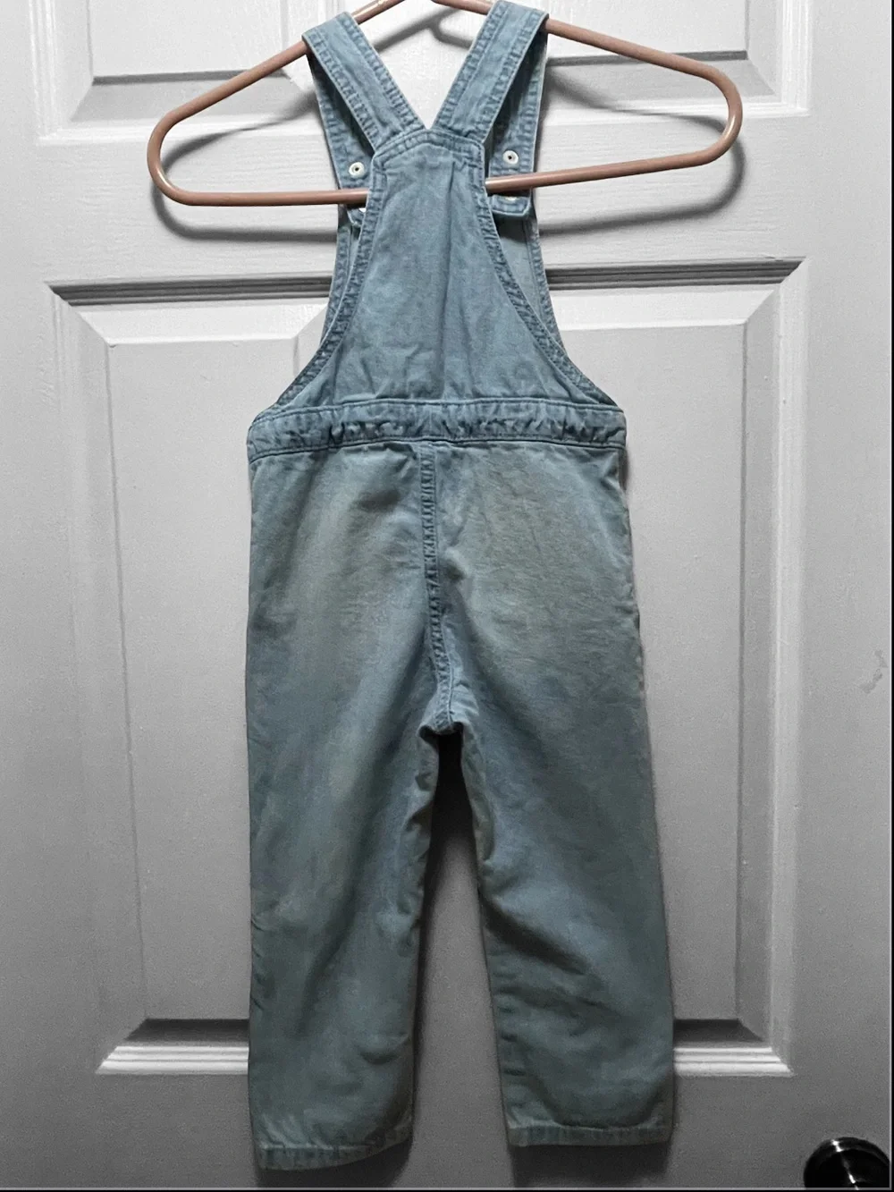 The Children's Place Light Wash Denim Overalls - Light Blue